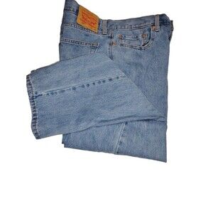 Men’s Levi Strauss 550 Blue Regular Wash Denim Jeans 36 × 30